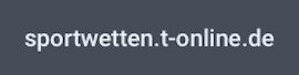 Wettanbieter auf sportwetten.t-online.de